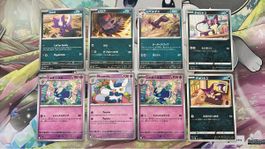8 Pokemon Sammelkarten Cats japanisch neuwertig 🙀