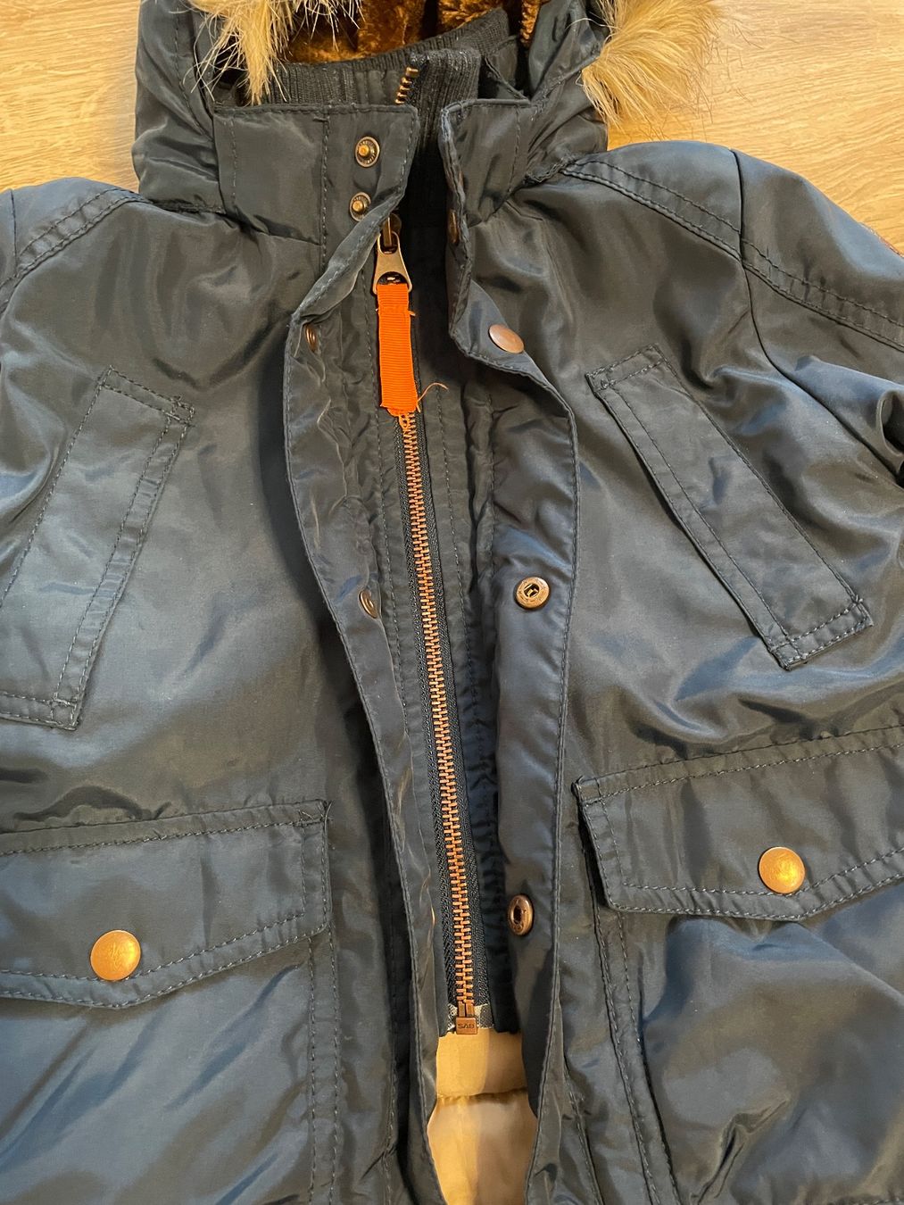 Name It Jacken & Mäntel: Winterjacke dunkelblau Grösse 98 – Gebraucht aus Winterthur von NaNa24 4