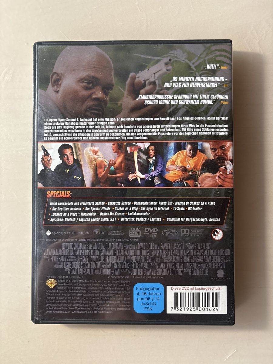 Tutti i DVDs: Snakes on a Plane – Usato da Ruswil venduto da Slivio_ 1