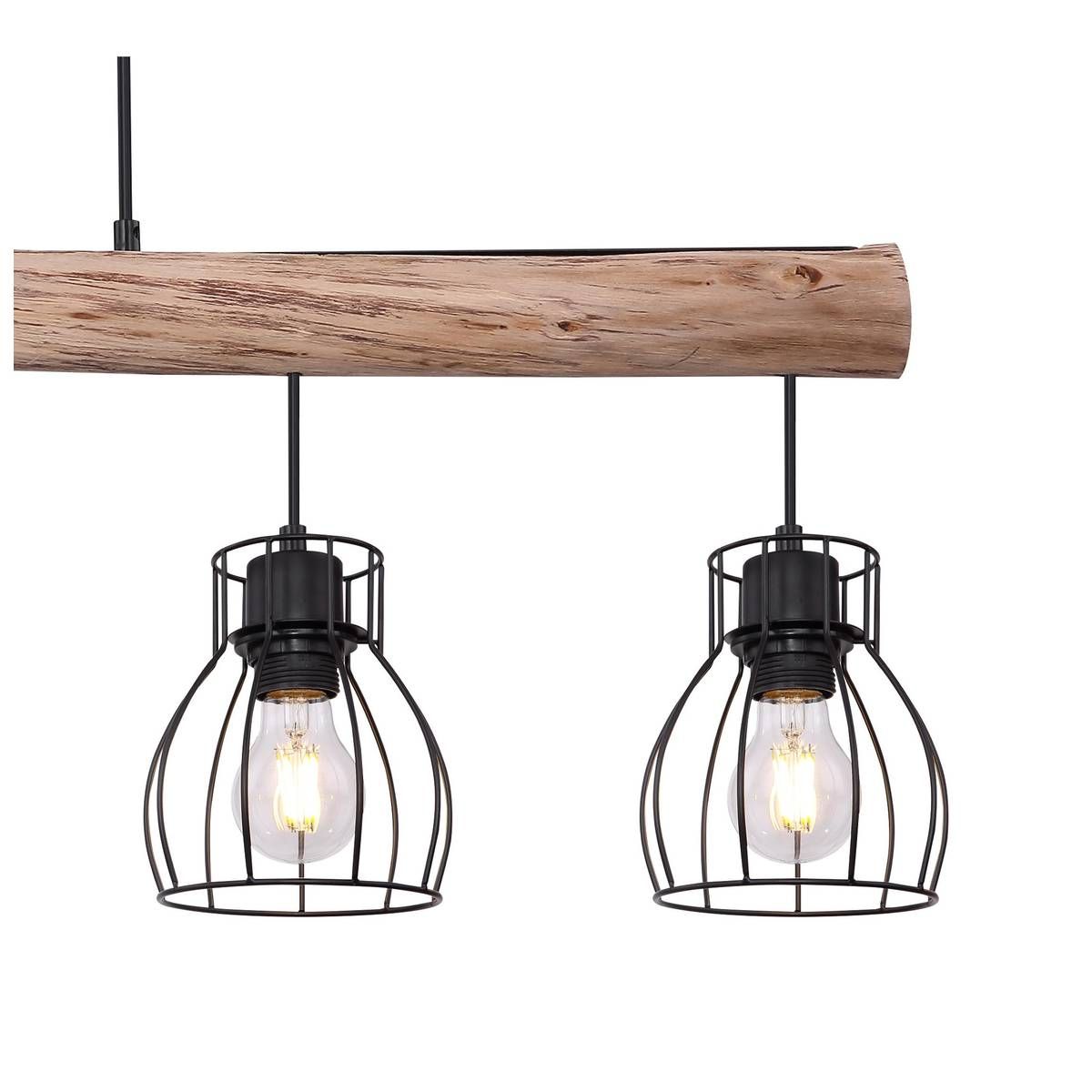 Lustres & lampes de plafonds: Pendelleuchte, Holz, 104 cm x 14 cm – Neuf (Voir description) à Kreuzlingen par Smart-Light 7