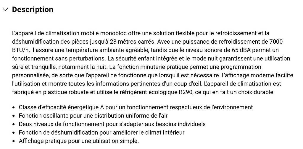 Condizionatori: FURBER Climatiseur SCANDI-70 – Nuovo (secondo la descrizione) da Lausanne venduto da michel4747 2