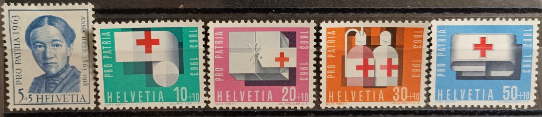 Tutti i francobolli: 1963 Pro Patria Satz postfrisch** – Usato da Dübendorf venduto da goeggi79