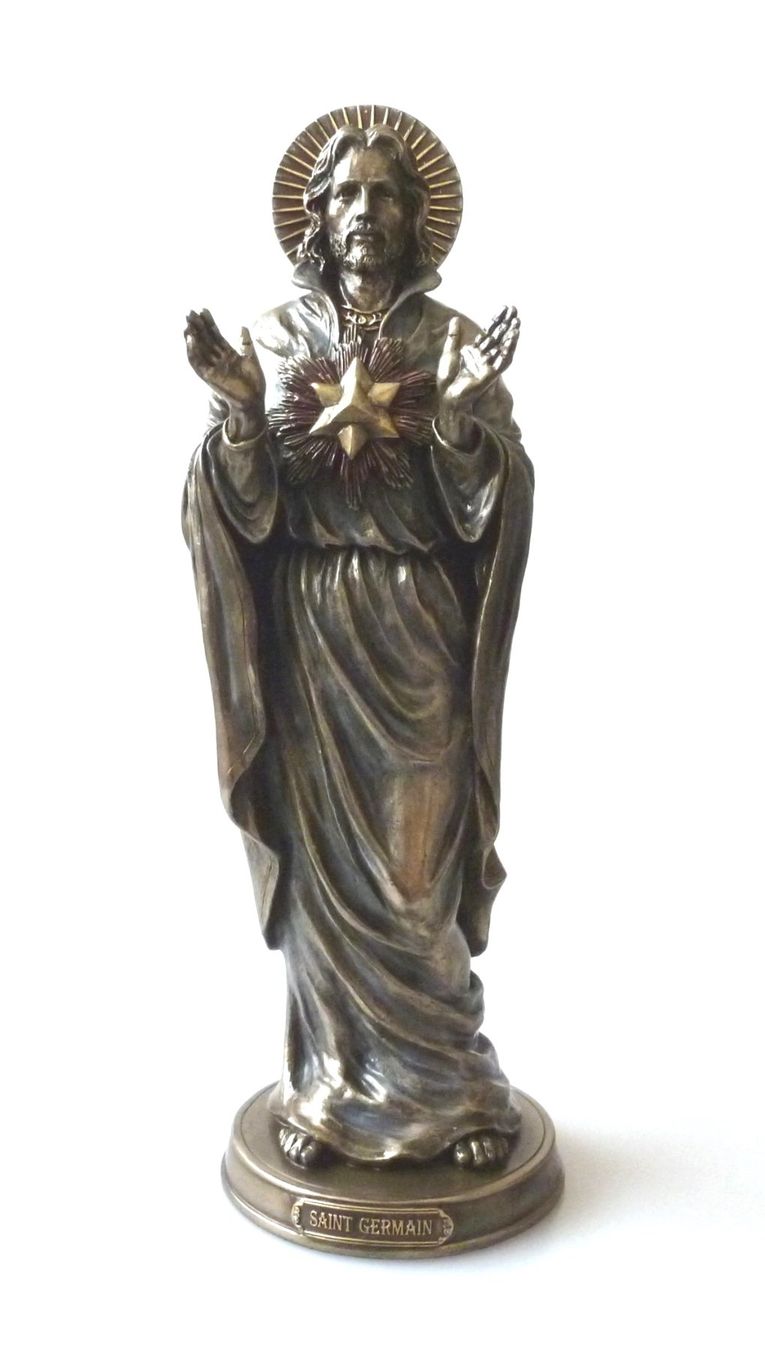 Statuette: Saint Germain - Kunstharz-Figur – Nuovo e nell'imballaggio originale da Mauren venduto da Yeelen 1