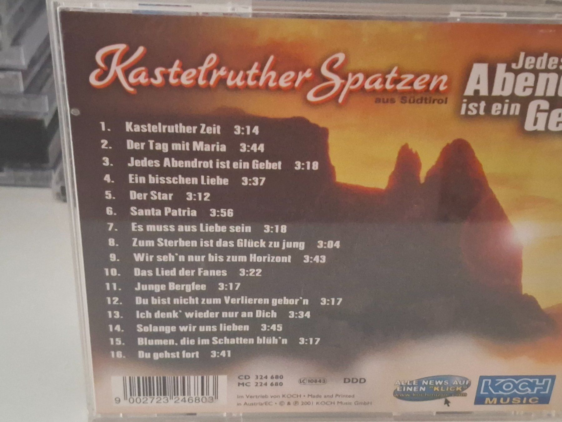 CD: CD Kastelruther Spatzen - Jedes Abendrot – Usato da Aarberg venduto da Jackup1 1