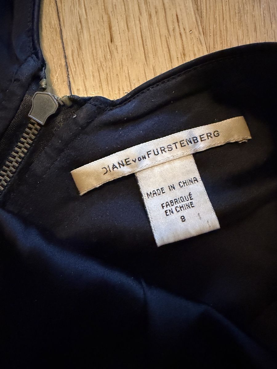 Diane von Furstenberg Vestiti: Robe Diane von Furstenberg noire, Taille 40 FR – Usato da Lausanne venduto da Stephaniesdressing 4