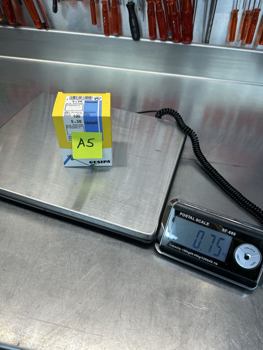 Gesipa Tutti gli attrezzi: Gesipa Blindnieten Edelstahl 5x30mm – Nuovo (secondo la descrizione) da Schwende venduto da weesli 3