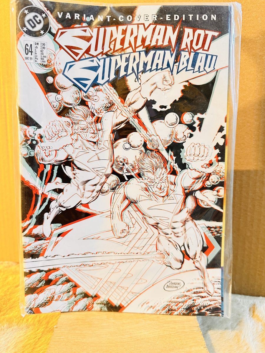 Fumetti: Superman Rot Superman Blau 64 Comic Variant Cover Edition – Usato da Hägendorf venduto da tyl_kzs2 1