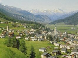 Samedan , Kirche 1991
