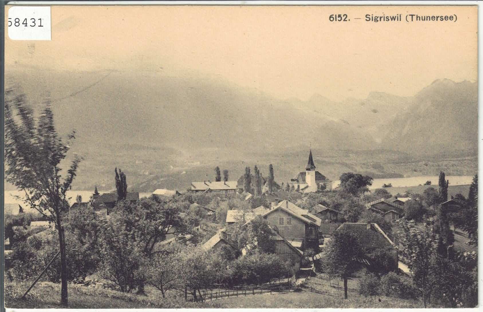 Ansichtskarten: Sigriswil und Thunersee – Gebraucht aus Ettingen von Kartenplanet