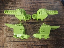 lego 18929c01 lot de 4 pièces Lime Helicopter Body with Top