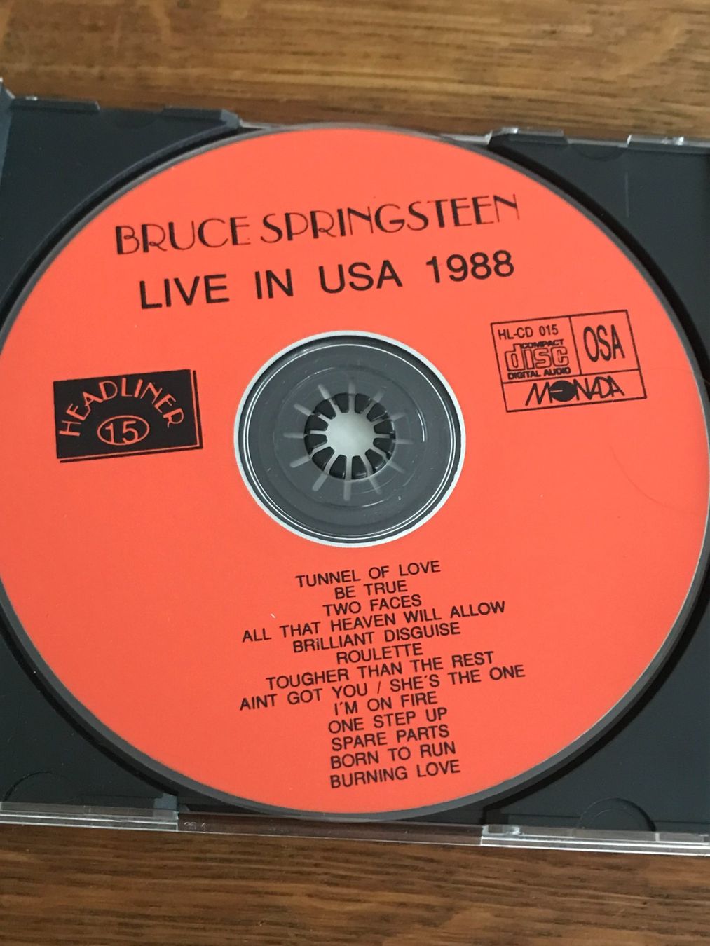 CD: BRUCE SPRINGSTEEN - Live in USA 1988 - CD – Usato da Buchs AG venduto da Archie 3