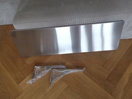Edelstahl Regal mit Wandhalterung, modern und praktisch!