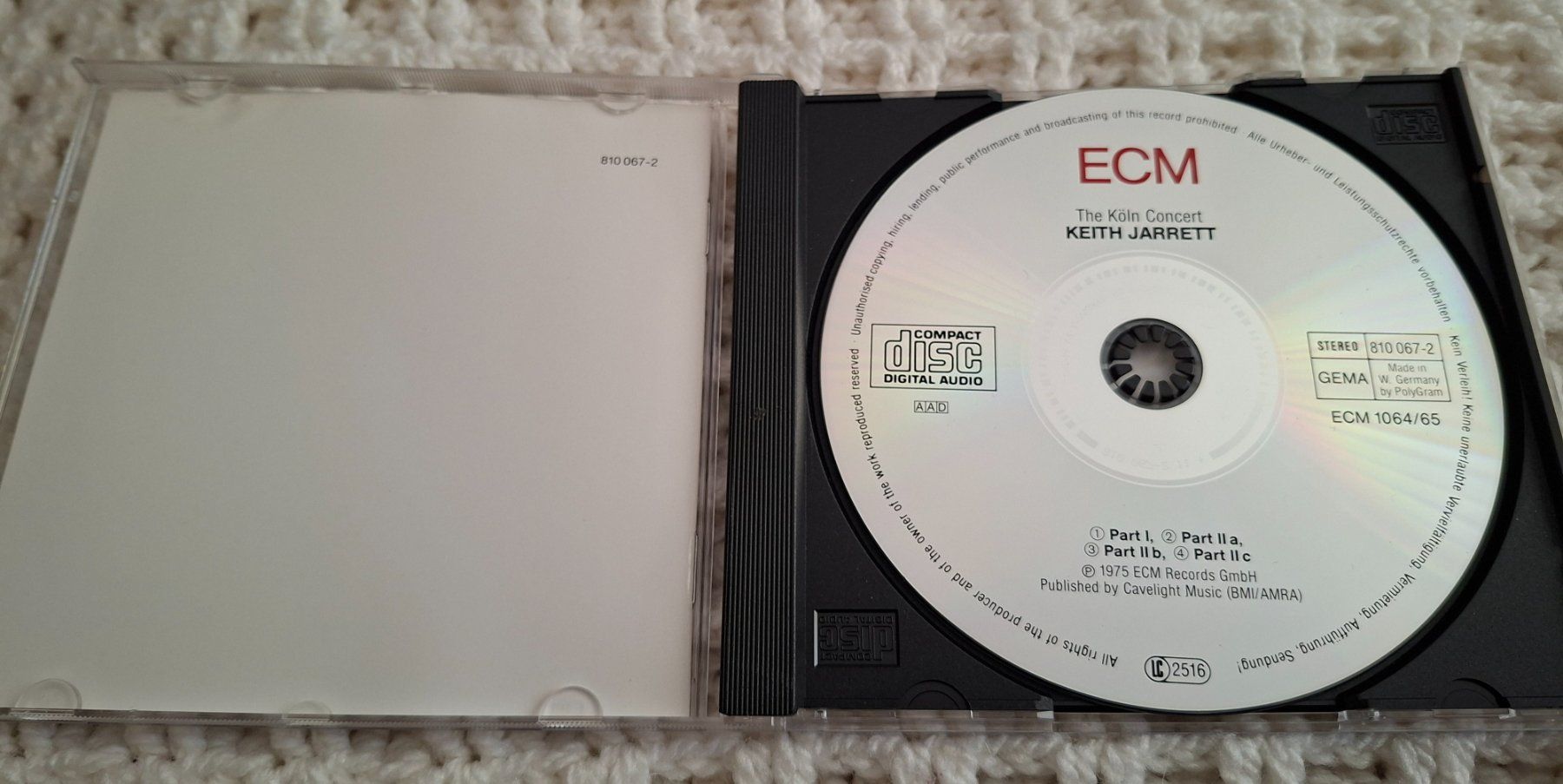 CD: Keith Jarrett CD, The Köln Concert – Usato da Merenschwand venduto da lea61 2