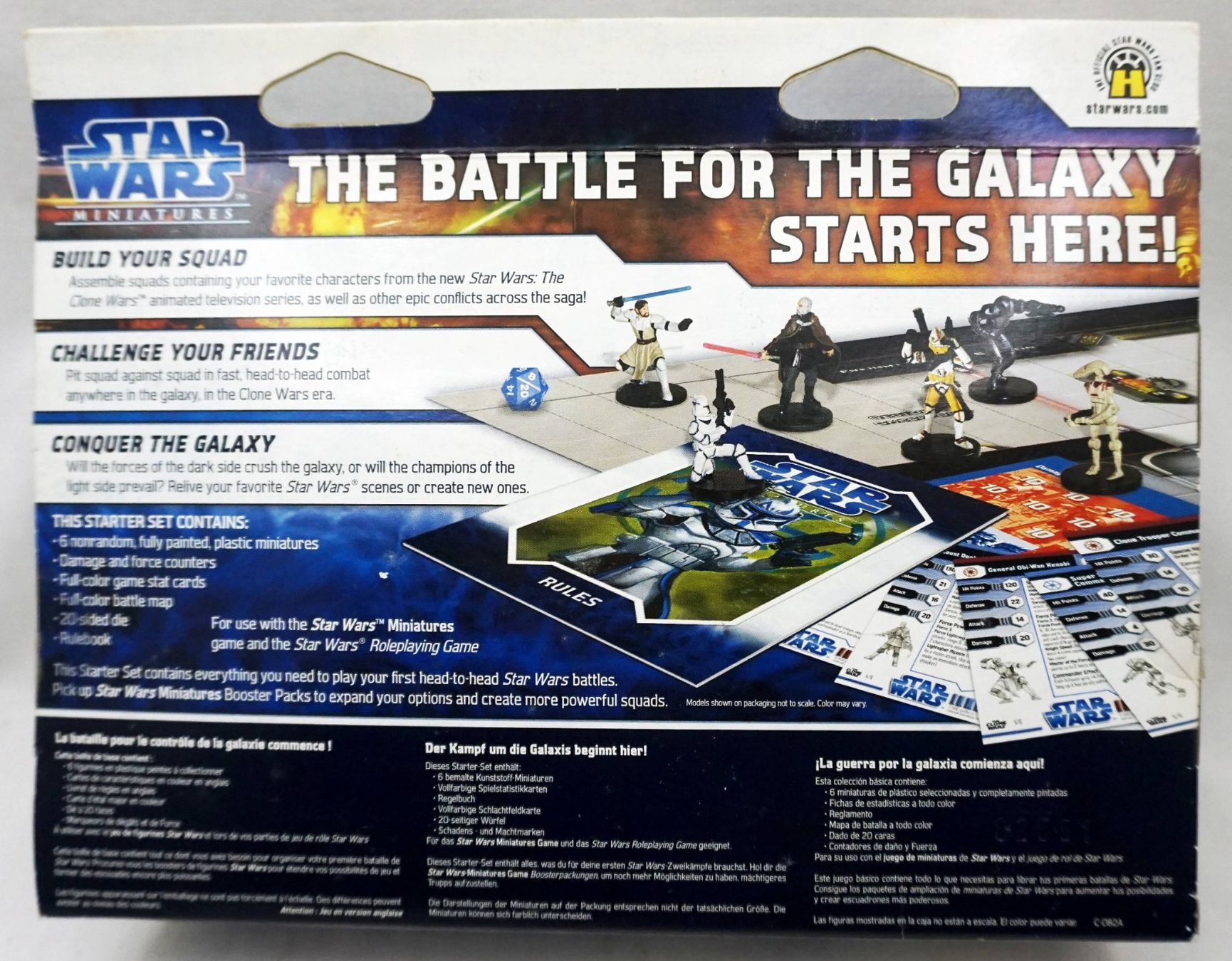 Star Wars Figuren: STAR WARS MINIATURES THE CLONE WARS STARTER SET 2008 – Neu und originalverpackt aus Lugano von YouWantUS 1