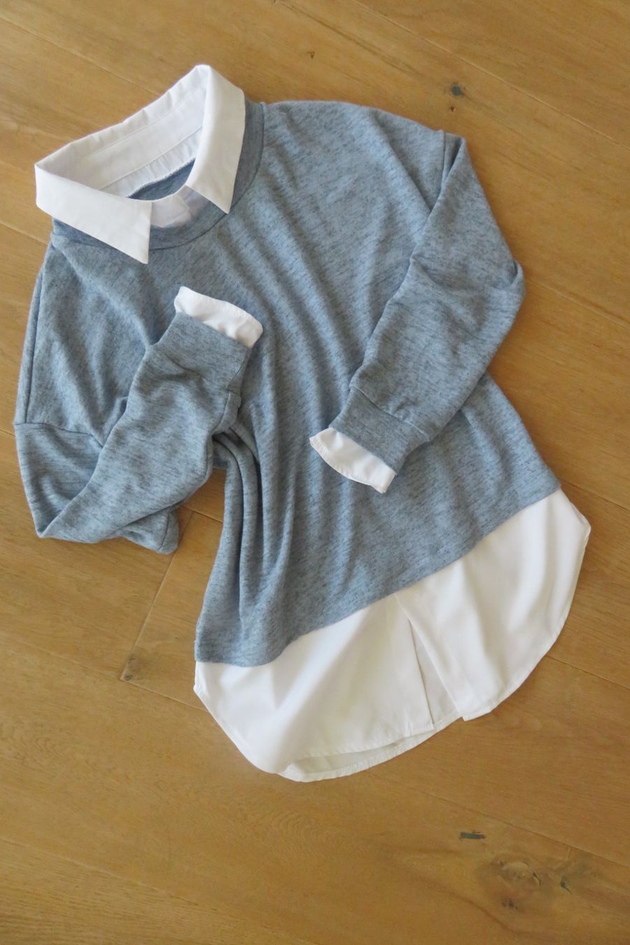 Pulls & Sweat-shirts: Pullover mit Bluseneinsatz Grösse 38 – Neuf (Voir description) à Wil ZH par Tamagy