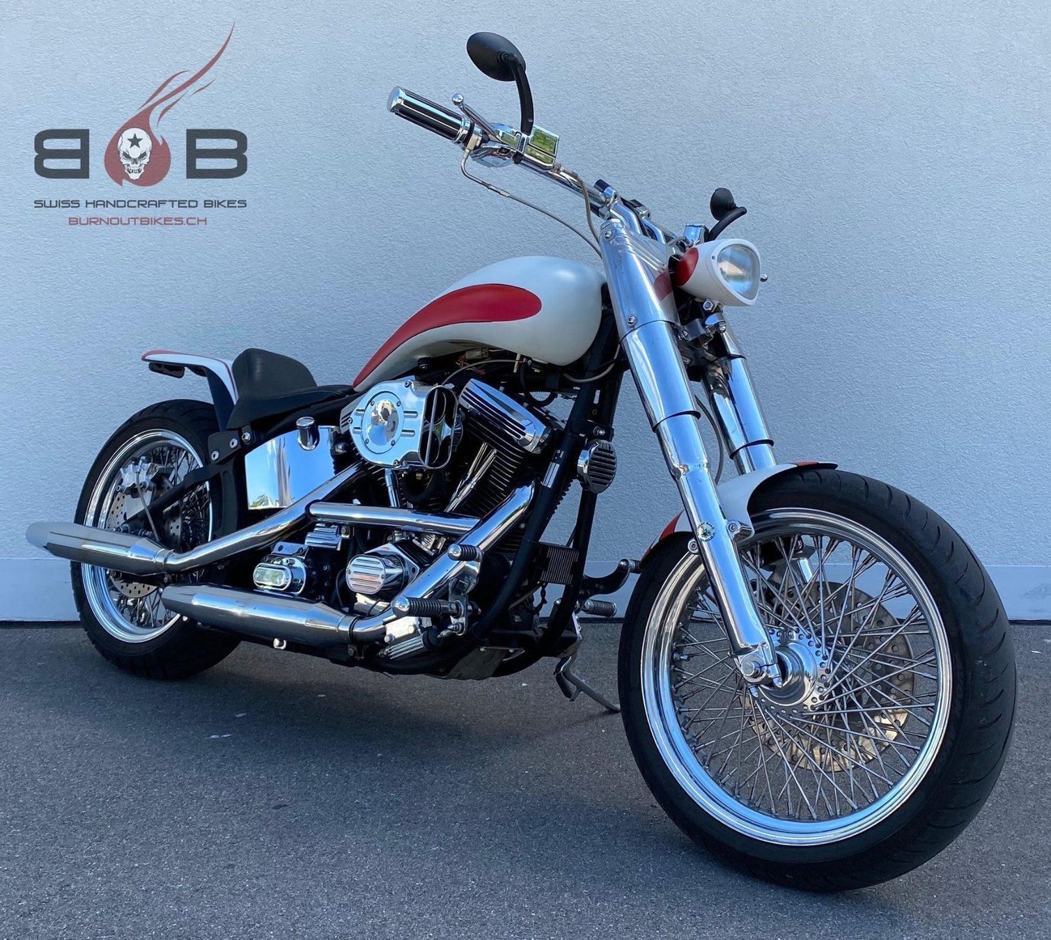 Harley-Davidson Chopper: HARLEY DAVIDSON SOFTAIL EVO CUSTOM – Usato da Sirnach venduto da B.O.B.BIKES