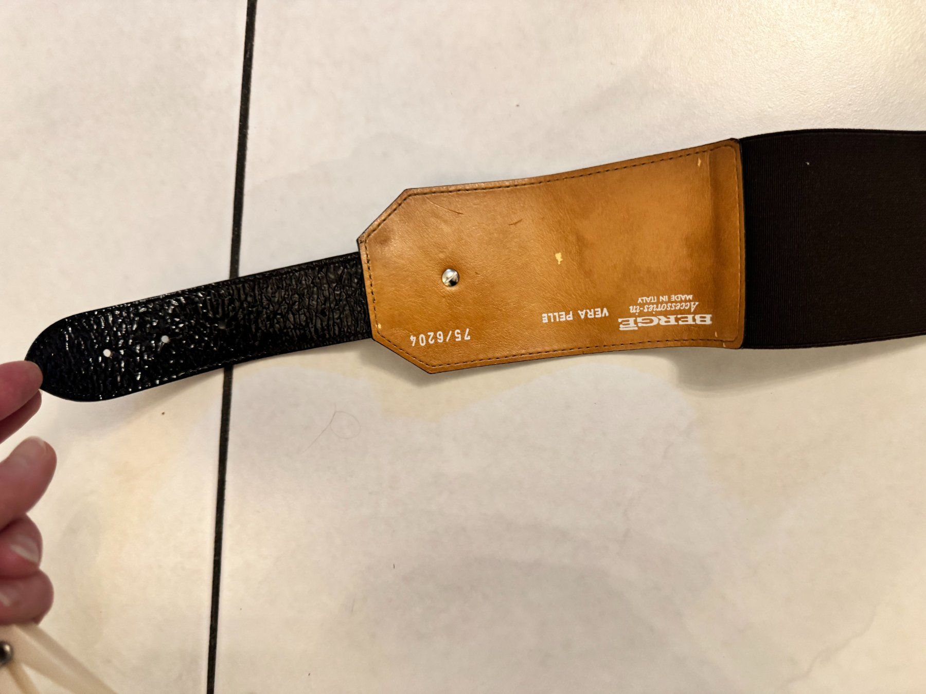 Cinture: NEU: BERGE Guertel Gr. 75 - schwarz – Nuovo e nell'imballaggio originale da Bad Ragaz venduto da kpo_b7ph 6