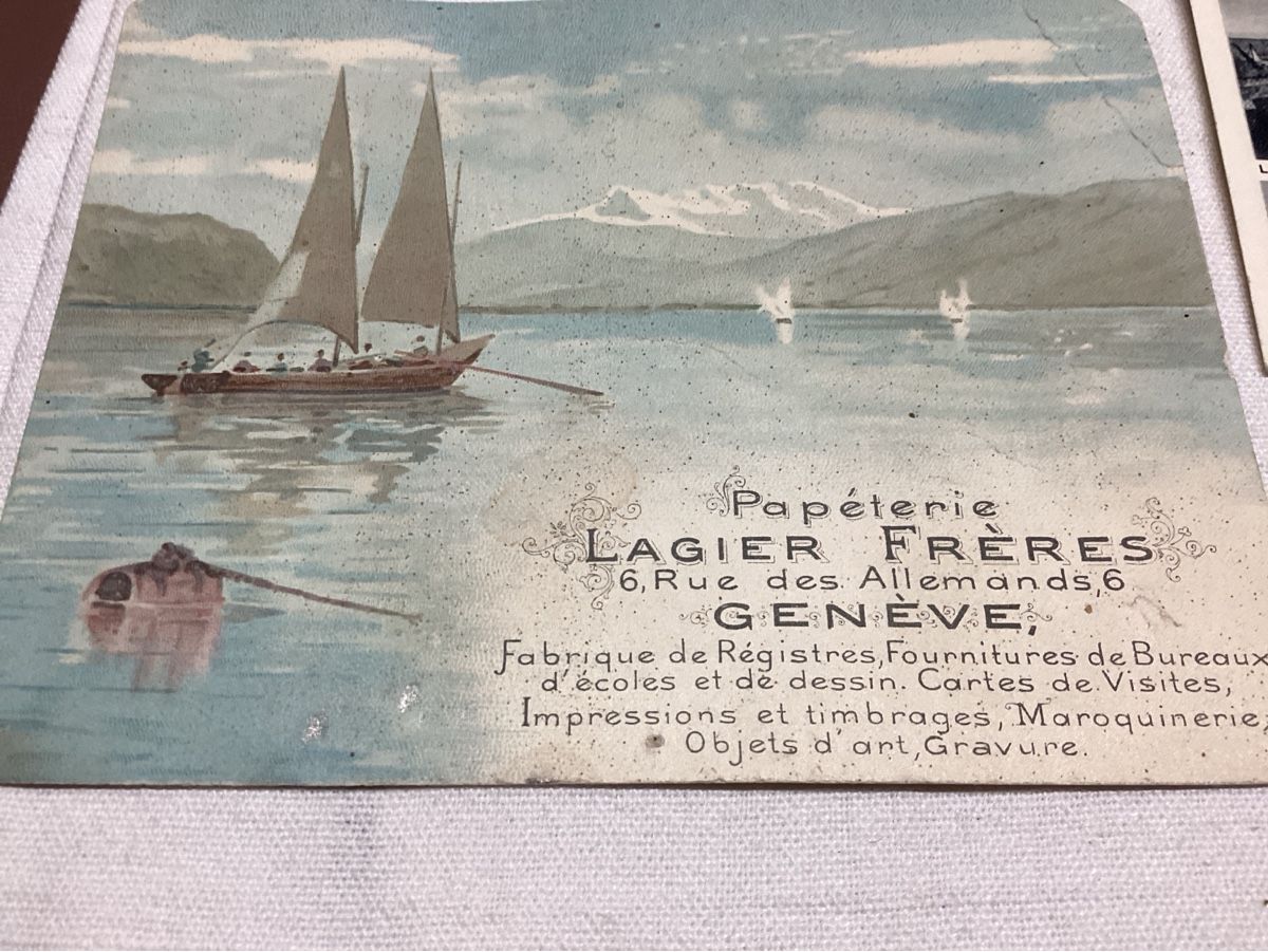 Cartoline postali: Genève 3 pièces dés 1911 – Usato da Luc (Ayent) venduto da Rebouille 3