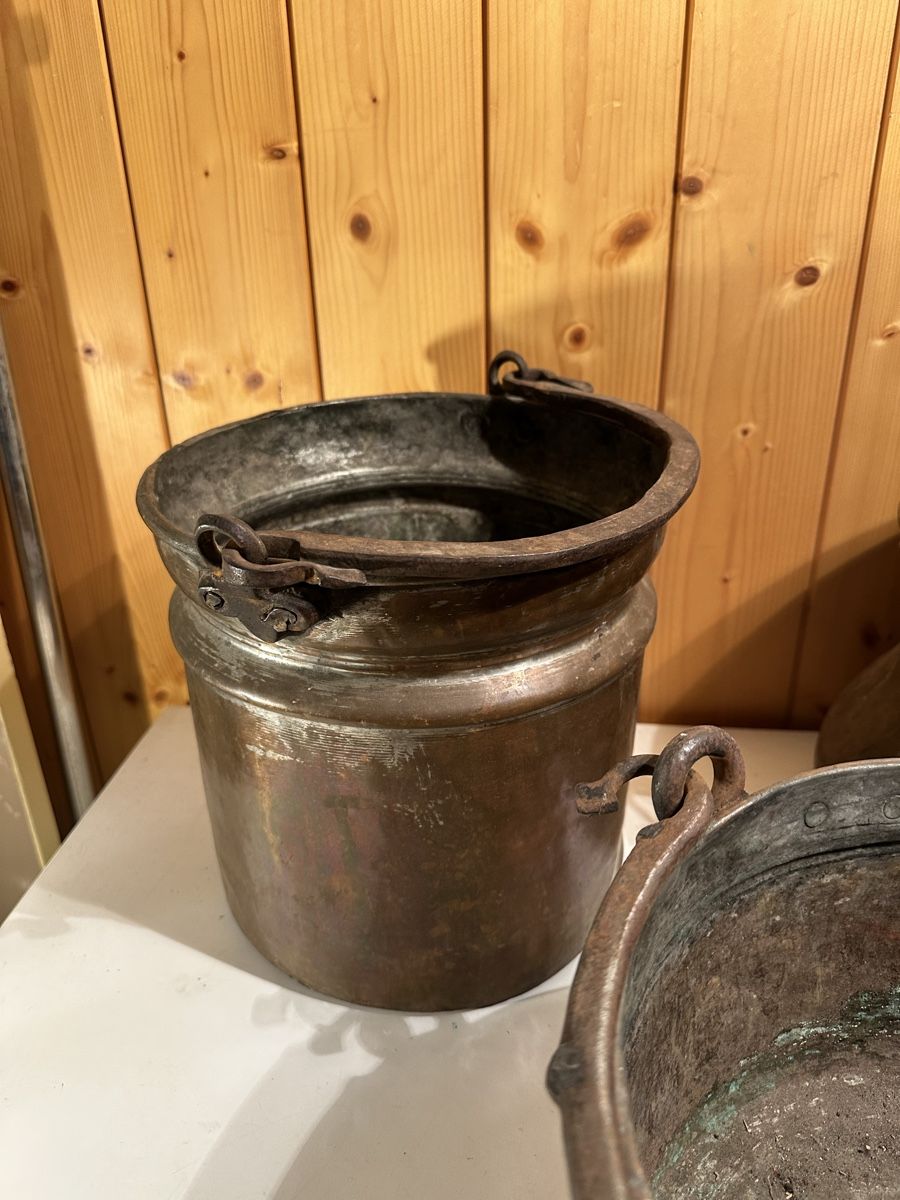 Pentole: 4 Stk Anitke  Topf Kupfer – Usato da Dietikon venduto da moradi24 4