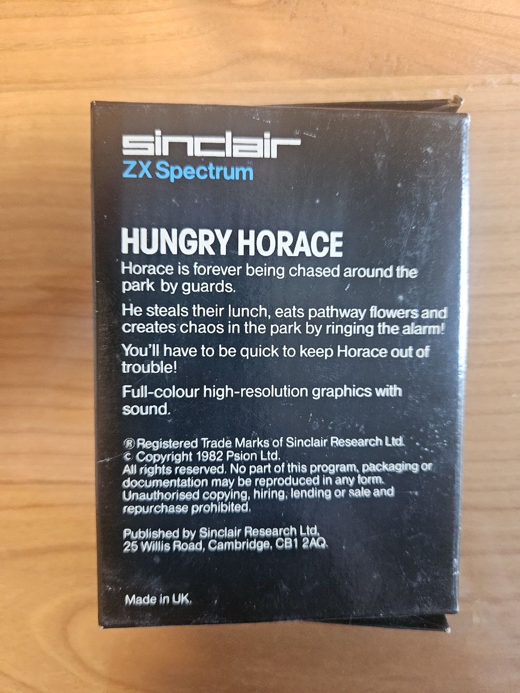 Spiele: Sinclair ZX Spectrum - Hungry Horace – Gebraucht aus Ligornetto von car_92zl 1