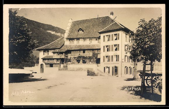 Cartes postales: AK Aarau, Die alte Post – D'occasion à Berlin par bartko-reher