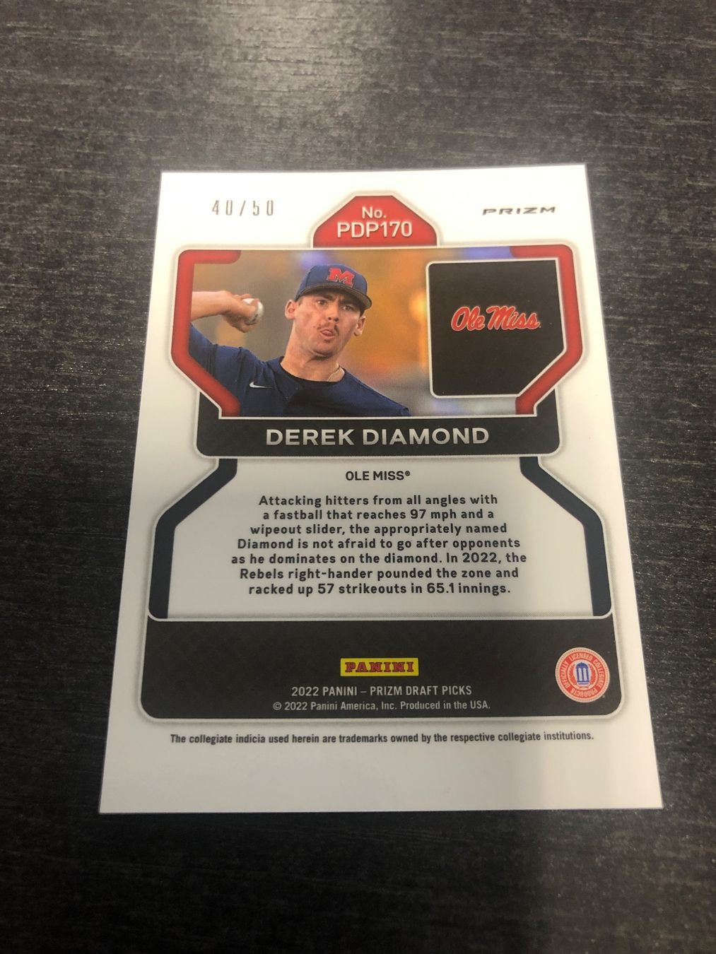 Topps Carte collezionabili: Panini Prizm Baseball Derek Diamond /50 – Usato da Wangenried venduto da Garagara 1