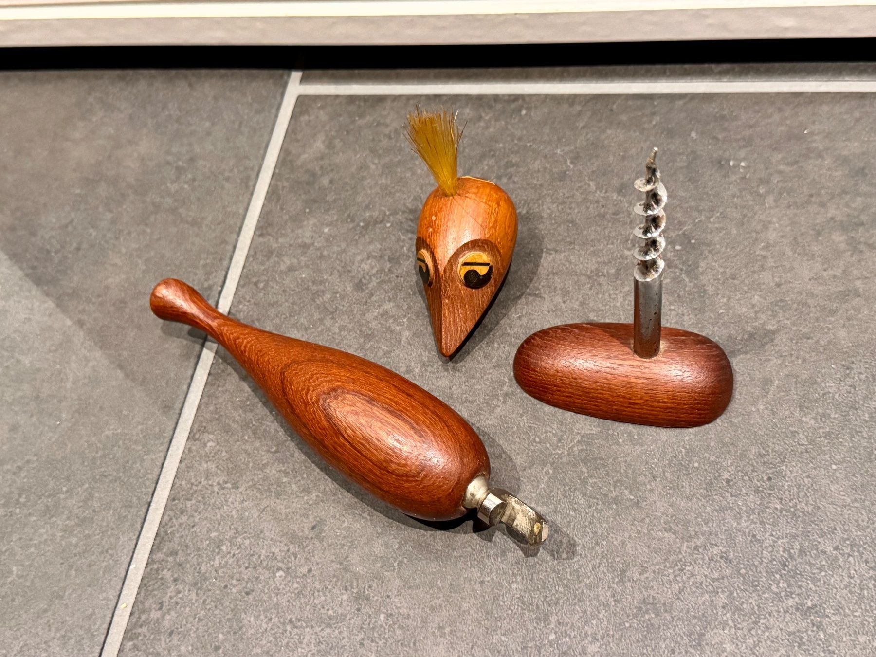 Apribottiglie & Tappi per chiusura: Vogel Korkenzieher Flaschenöffner Danish Design Denmark Teak – Usato da Rothrist venduto da Fondgruebe 4