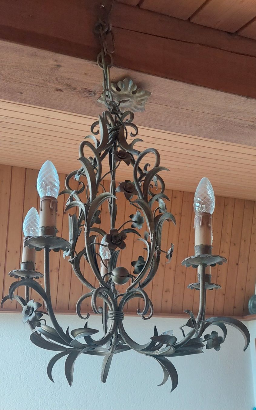 Lampadari & plafoniere: Antiker Deckenleuchter 5 Leuchten – Usato da Lyss venduto da Nase
