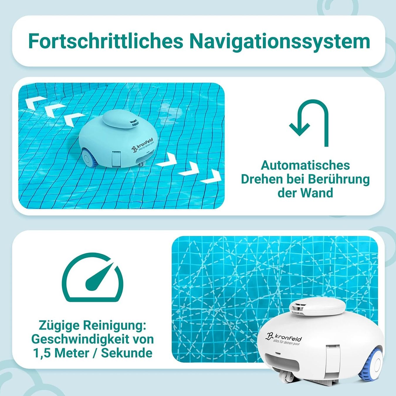 Piscine: Kronfeld Poolroboter – Nuovo e nell'imballaggio originale da Bottighofen venduto da zaap 5