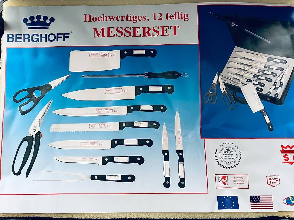 Coltelli da cucina: BERGHOFF  -  Messer Set – Nuovo e nell'imballaggio originale da Rothrist venduto da gbo52 3