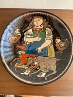 Keramik Wandteller / Schale - Hans Schneider Steffisburg