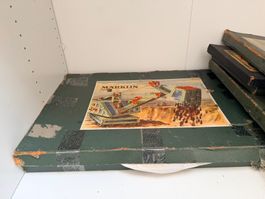 Märklin Metallbaukasten Konvolut antik