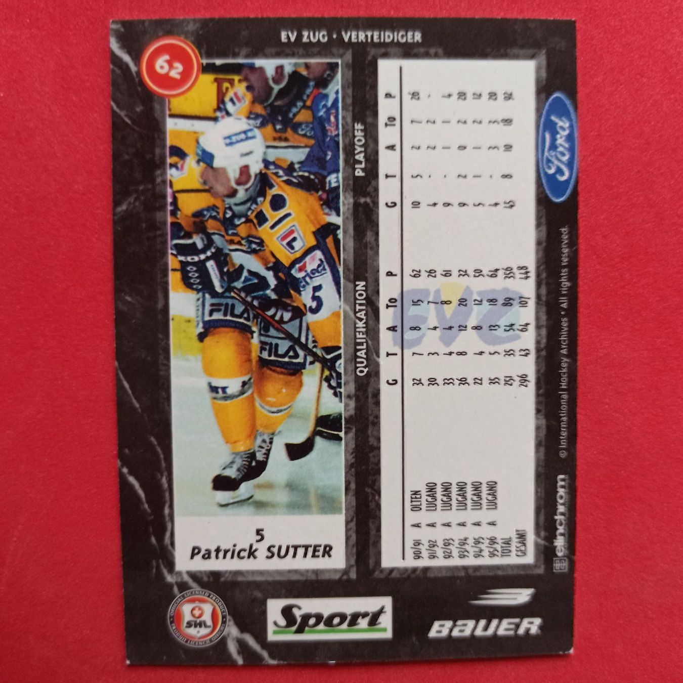 Sammelbilder & Trading cards: Patrick Sutter - EV ZUG - 1996/97 – Gebraucht aus Dübendorf von kb86_MOVIE 1