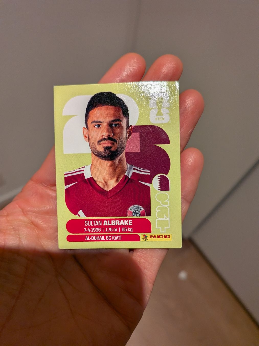 Panini Sammelbilder & Trading cards: Panini Bild QAT 3 – Gebraucht aus Eschenbach SG von SanFranciscoCalifornia