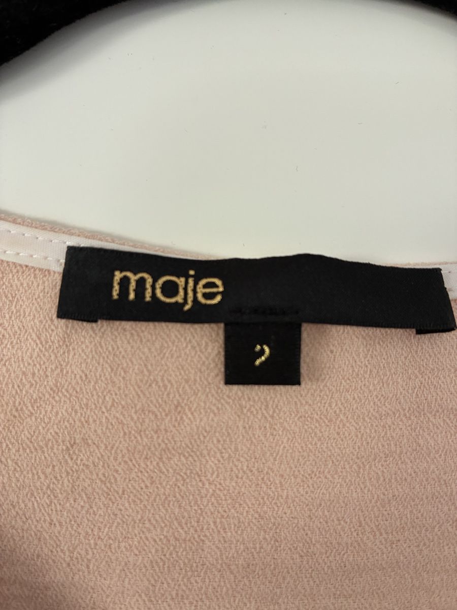 Maje Top: Top sans manches Maje rose poudré – Usato da Lausanne venduto da Gabrie 1