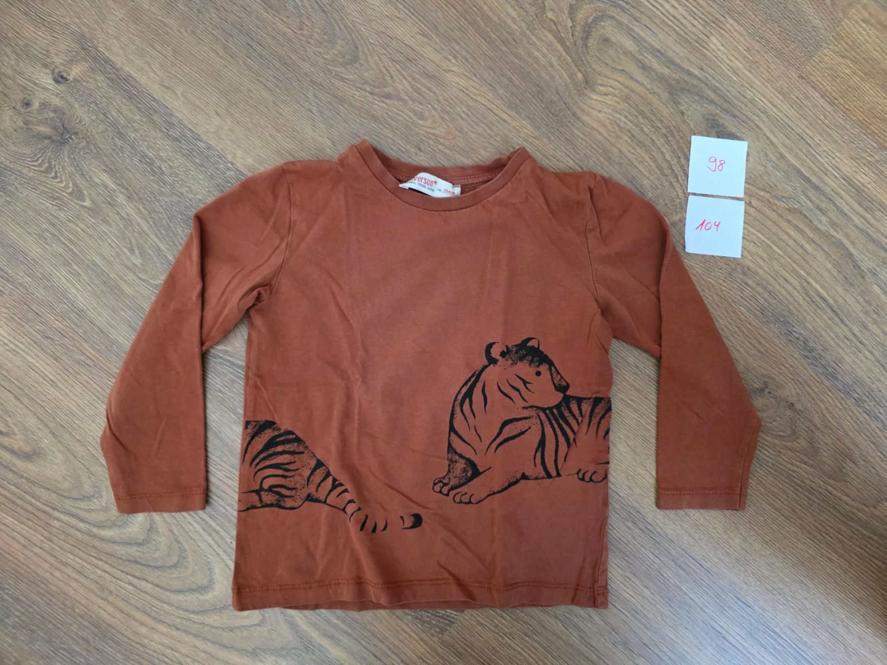 Camicie, T-shirt & Polo: Langarmshirt, Longsleeve Tiger Gr. 104 – Nuovo (secondo la descrizione) da Nebikon venduto da Japostyle