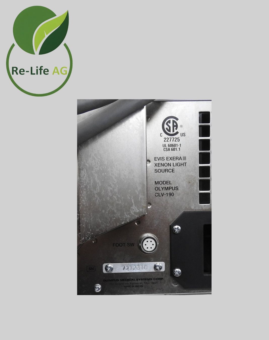 Alle Maschinen: Olympus Medical Systems | CLV-190 | Endoscopy Light Source – Gebraucht aus Reinach BL von Re-LifeAG_Labor 9