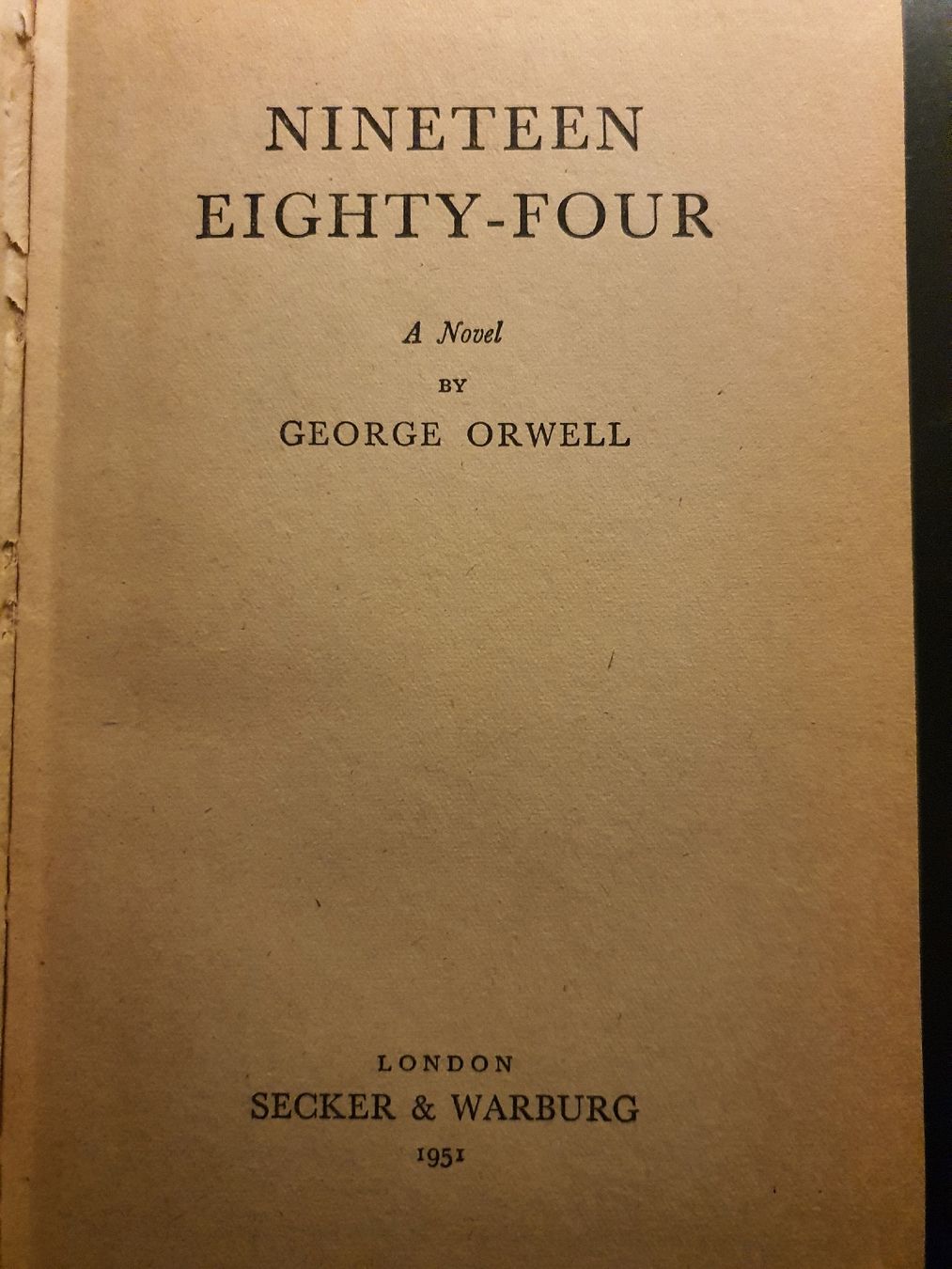 Libri: George Orwell, early edition 1951 – Usato da Zürich venduto da TimZurich1