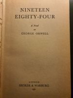 George Orwell, early edition 1951