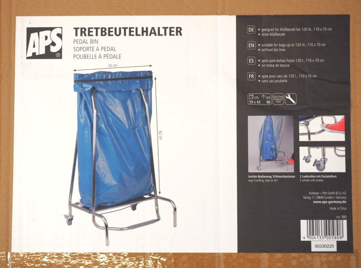 Sonstige Dekorationen & Accessoires: APS Tretbeutelhalter QUICKSTEP (26100402PL) – Neu und originalverpackt aus Zürich von fundsachenverkauf 1