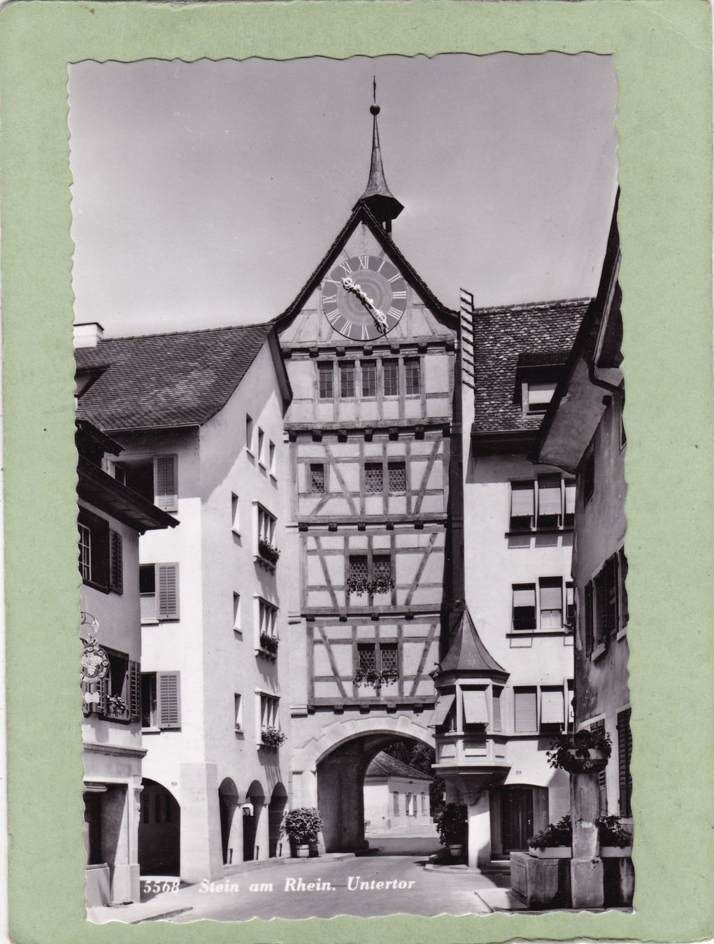 Cartoline postali: Stein am Rhein Untertor – Usato da Herisau venduto da Lisegrat2008