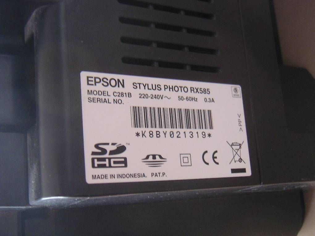 Stampanti: Drucker, Epson Stylus Photo RX585 – Usato da Oberrohrdorf venduto da displayoutlet 2