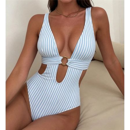 Badeanzug V-Ausschnitt Summer Maillot de bain - S M L