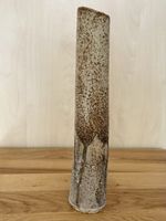 Atelier Keramik Vase 26cm signiert, Naturbrand Steinzeug