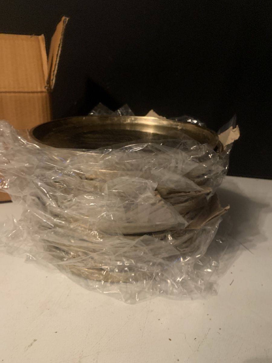 Servierplatten: RESTPOSTEN - 8x Goldteller 20cm MASSIV – Neu und originalverpackt aus Wolfhalden von Saemy77 2