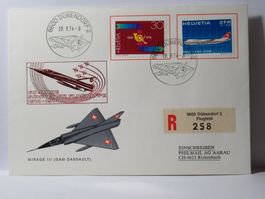 Brief , 60 Jahre Schweizer Flugwaffe , Mirage III