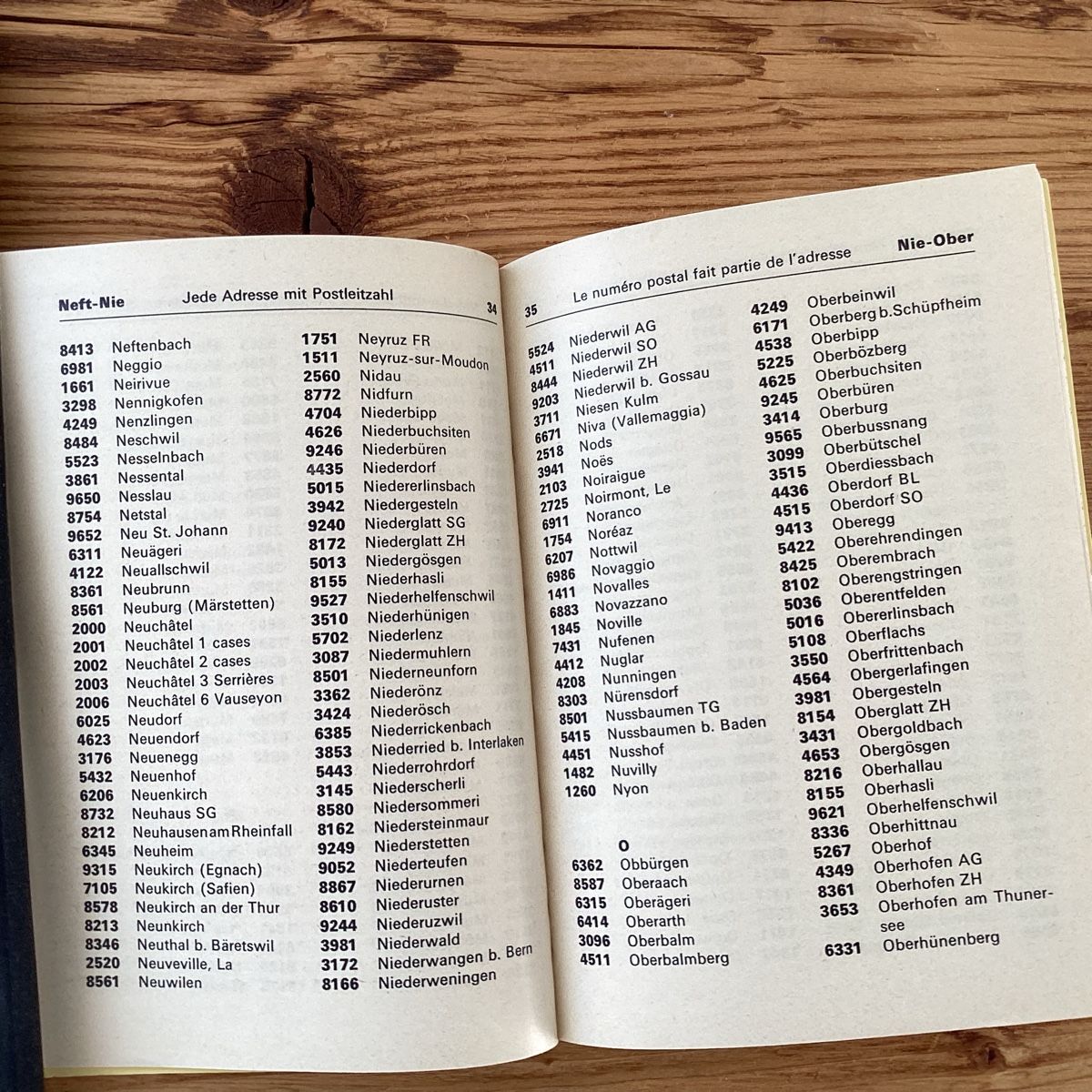 Libri: Verzeichnis der Postleizahlen – Usato da Wassen UR venduto da SABDOM 2