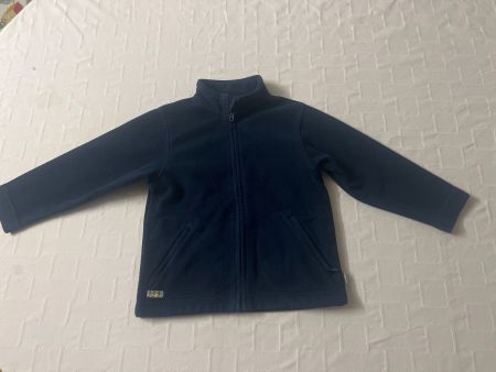 Dunkelblaue Fleecejacke von Switcher, Grösse 104