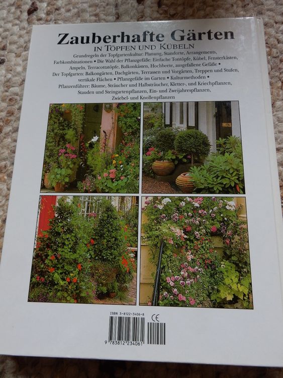 Gartenbuch "Zauberhafte Gärten" Topfgarten Balkon N. Colborn Kaufen