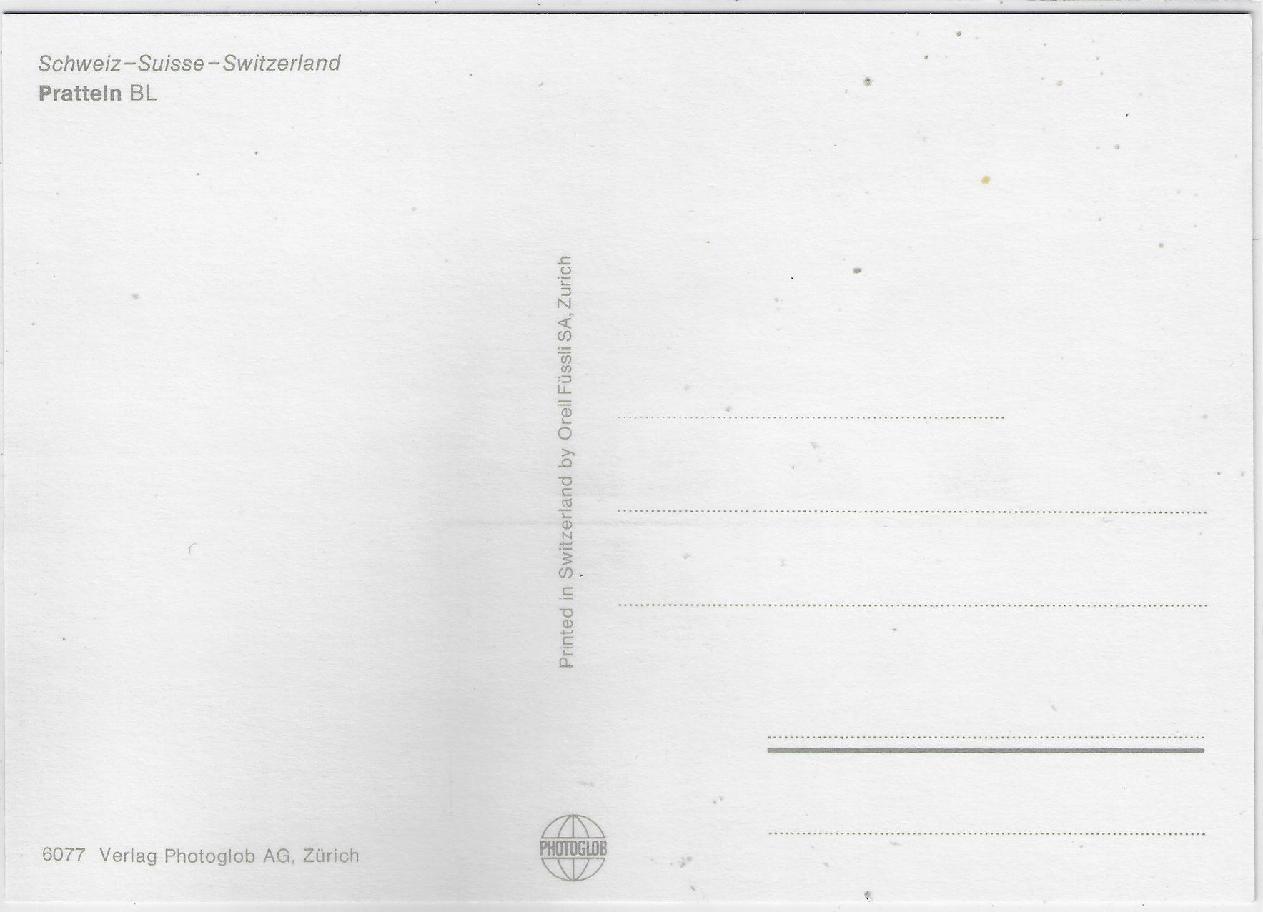 Cartoline postali: Pratteln - Multiview – Usato da Ettingen venduto da Kartenplanet 1